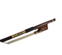 Arco Per Pratica Del Violino Arco per violino 4/4 in legno di serpente con poggiaarco intagliato e crine di cavallo bianco