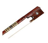 Arco Per Pratica Del Violino Arco per violino 4/4 in legno di serpente con poggiaarco intagliato e crine di cavallo bianco