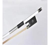 Arco Per Pratica Del Violino Principiante per giocatore professionista in fibra colorata con arco per violino 4/4(White)