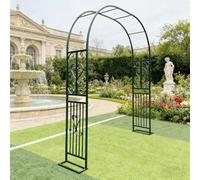 Arco per Rampicanti Metallo Traliccio Struttura Resistente alle Intemperie, Design Romantico per Rose Pergolato Vite Decorazione Eventi Palloncini