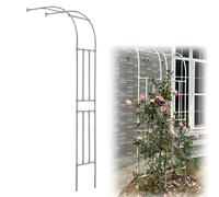 Arco per rose a semicerchio, resistente alle intemperie, gazebo da giardino, pergolato, telaio rampicante, pergolato, pergolato, per piante rampicanti, metà arco per rose per uso interno/esterno
