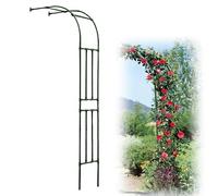Arco per rose a semicerchio, resistente alle intemperie, gazebo da giardino, pergolato, telaio rampicante, pergolato, pergolato, pergolato, per piante rampicanti, mezzo arco per rose per uso interno