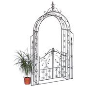 Arco per rose con cancello in metallo 18604 arco cancello da giardino in...