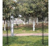 Arco per rose da giardino in metallo, per piante rampicanti, grande pergolato, decorazione ideale per matrimoni ed eventi all'aperto