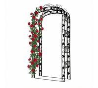 Arco per rose da giardino, supporto rampicante in ferro, griglia per rose