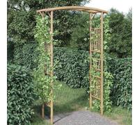 Arco per rose in bambù, 118 x 40 x 187 cm, arco da giardino per piante rampicanti, traliccio per il giardino, in stile rustico per terrazza