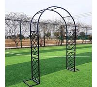 Arco per rose in ferro battuto per piante rampicanti, 180 cm x 250 cm, decorazione da giardino perfetta per rose, viti e fiori, design elegante
