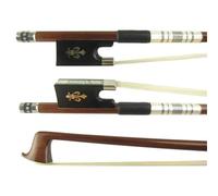 Arco per violino Archetto per violino con intarsio Fleur De Lys in ebano misura 4 risposta rapida