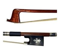 Arco per violino da esibizione Archetto per violino di piccole dimensioni 3/4 1/2 1/4 con anima in fibra di carbonio e bacchetta in pelle di pernambuco(3/4)