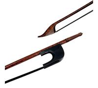 Arco per violino da esibizione Basso verticale in stile barocco tedesco arco 3/4 legno crine di cavallo bianco coda di cavallo accessori(Type 1)