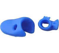Arco per violino in silicone per una corretta postura della mano, dispositivo di correzione adatto ai principianti con supporto flessibile per pollice e rosa (blu) Professionisti della moda