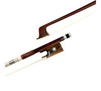 Arco Per Violino Per Principianti Adulti 1 Archetto Per Violino Professionale In Legno Di Serpente 4/4 Placcato Argento Con Crine Di Cavallo(Red)