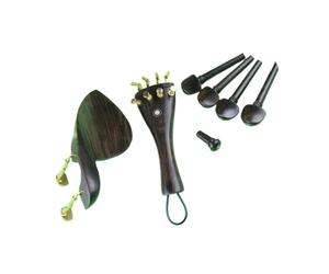 Arco Per Violino Professionale Per Strumento A Cor 1/4 Viola In Ebano Non Tinto Accessori Per Violino Pirolo Coda Piastra Chiodo Guancia Poggia