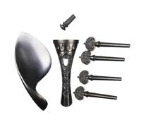 Arco Per Violino Professionale Per Strumento A Cor 1 Set Di Accessori In Ebano Per Violino Modello 4/4 Piroli Cordiera Chiodi Poggiaguancia(6)