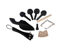 Arco Per Violino Professionale Per Strumento A Cor 1 Set Di Accessori Per Violino 4/4 In Ebano Mentoniera Cordiera Accordatore Lega Di Alluminio