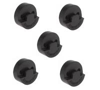 Arco Per Violino Professionale Per Strumento A Cor Confezione Da 5 Accessori Per Violino Con Sordina In Gomma Rotonda(Black)