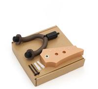 Arco Per Violino Professionale Per Strumento A Cor Gancio Da Parete Per Chitarra Supporto Per Violino 4/4 In Legno Accessori(Light brown 1)