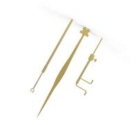 Arco Per Violino Professionale Per Strumento A Cor Strumento Di Installazione Per Riparatore Di Anima Per Violino 1/8 Accessori(Silver,3pcs)