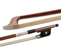 Arco per violoncello GEWA in legno di pernambuco 4/4, buona qualità, bacchetta angolare, timbro "Liuteria".