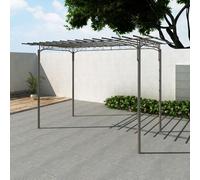 vidaXL Arco da giardino in acciaio - decorazione floreale per piante rampicanti