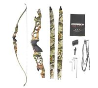 Arco ricurvo smontabile ILF da 64 pollici 50/60 libbre | Modello per destrimani per la caccia all'aperto e il tiro al bersaglio (60 lbs)