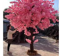 Arco rosa rosa falso sakura fiore champagne ciliegia blossom albero grande pianta che desidera alberi artificiali alberi artificiali per eventi di nozze festeggiatore ristorante 1.5 * 1m/4.9x3.2ft