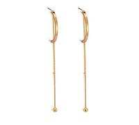 Arco semicerchio luna goccia orecchino nappa irregolare orecchini gioielli per le donne regali, oro robusto e redditizio