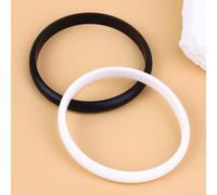 arco silicone Braccialetti , semplice silicone Braccialetti , senza cuciture silicone Braccialetti , mezzo cerchio silicone Braccialetti , nero & bianco coppia Braccialetti , stile silicone Braccialet