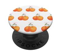 Arco vintage arancione frutta civetta Arance Boho Y2K archi PopSockets PopGrip Adesivo
