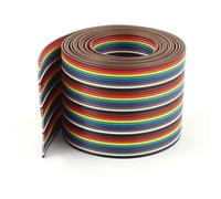 Arcobaleno 1,27mm tono IDC Cavo a nastro per fai da te 2m 6.5FT 40 Way