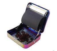 (Arcobaleno 70mm) Scatola per arrotolare il tabacco, nuova macchina per sigarette in metallo, 70mm, 78mm, 110mm, accessori per fumatori manu
