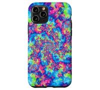 Arcobaleno astratto caso vernice ricciolo Trippy arte Custodia per iPhone 11 Pro