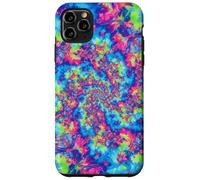 Arcobaleno astratto caso vernice ricciolo Trippy arte Custodia per iPhone 11 Pro Max