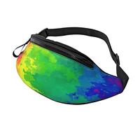 Arcobaleno astrazione per donna uomo moda con cinturino regolabile casual per ciclismo allenamento escursionismo viaggio corsa sport