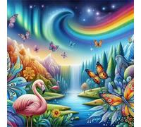Arcobaleno Aurora Natura 300 Pezzi Puzzle, 300 pezzi puzzle Classico per adulti, Fai Da Te Giochi Educativo e Giocattoli Sfida, Intrattenimento Creativo, Puzzle Impossible