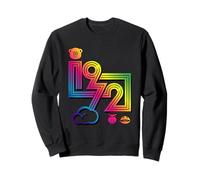 Arcobaleno Bungle George Zippy 1972 Retro Felpa