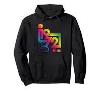 Arcobaleno Bungle George Zippy 1972 Retro Felpa con Cappuccio