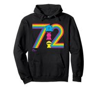 Arcobaleno Bungle George Zippy 72 Retro Felpa con Cappuccio