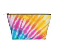 Arcobaleno colorato a spirale per tintura per cravatta, Borsa da toilette Borsa per trucco Borsa per cosmetici Borsa da toilette da viaggio portatile