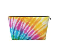 Arcobaleno colorato a spirale per tintura per cravatta, Borsa da toilette Borsa per trucco Borsa per cosmetici Borsa da toilette da viaggio portatile
