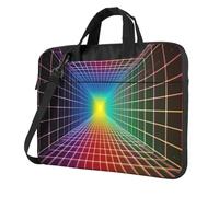 Arcobaleno Colorato Griglia Di Piazze Laptop Bag Laptop Case 15.6 Pollice Borse Del Computer Imbottito Della Copertura Del Manicotto Per Le