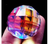 Arcobaleno Colore Mystic Quarzo 60 A 65 KT Boll Forma Loose Gemma Certificato