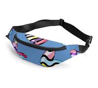 Arcobaleno colori cuori labbra sexy con lecca-lecca, sportivo per bambini adulti per uomo donna