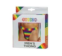 Arcobaleno da Uomo Tanga - Orgoglio Gay Bisessuale Divertente Intima - Pene