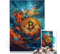 Arcobaleno di Bitcoin Puzzle da 1000 pezzi per adolescenti Giochi educativi Decorazione della casa è ideale come regalo per tutta la famiglia 38x26cm