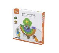 arcobaleno di equilibrio in legno con figurine - set creativo Montessori Viga
