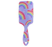 Arcobaleno Di Paillettes Finte Colorate Spazzola per capelli spessi Spazzola per massaggio progettata per capelli fini con manico ergonomico cepillo para cabello rizado