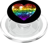 Arcobaleno Disco Ball Cuore PopSockets PopGrip per MagSafe