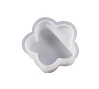 Arcobaleno esagono, forma di mappa a forma di cuore con nome unico, supporto in silicone, resina artigianale, ornamenti a cuore epossidici