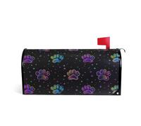 Arcobaleno fluorescente Animale Cane Stampa Decorativa copertura magnetica cassetta postale per l'inverno unico inverno mailbox copre dimensioni standard Caja de correos